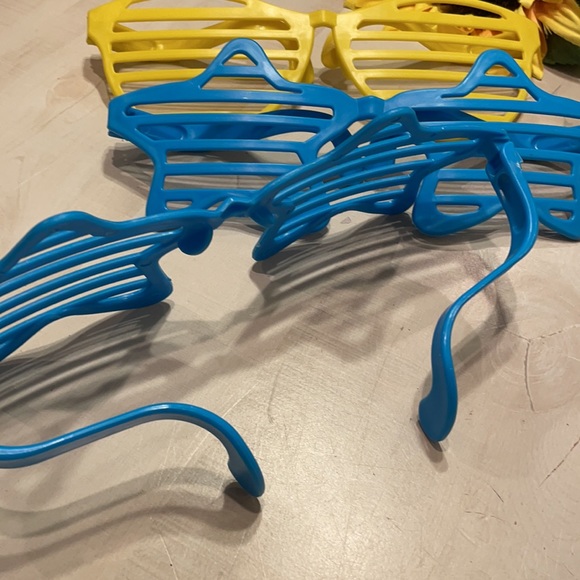 PHOTO BOOTH FUN - Jumbo Fun Shutter Shades set of 5 - Picture 4 of 4